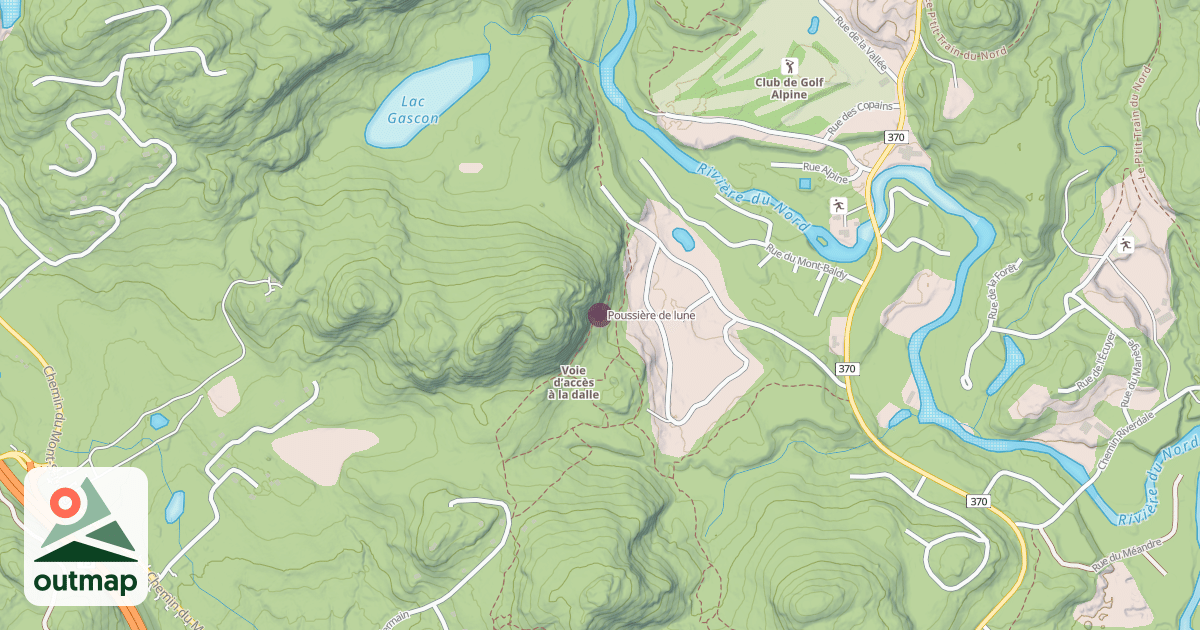 Map of Poussière de lune