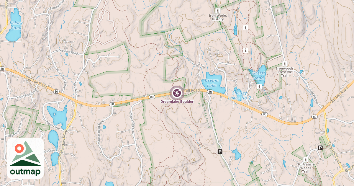 Map of Dreamlake Boulder