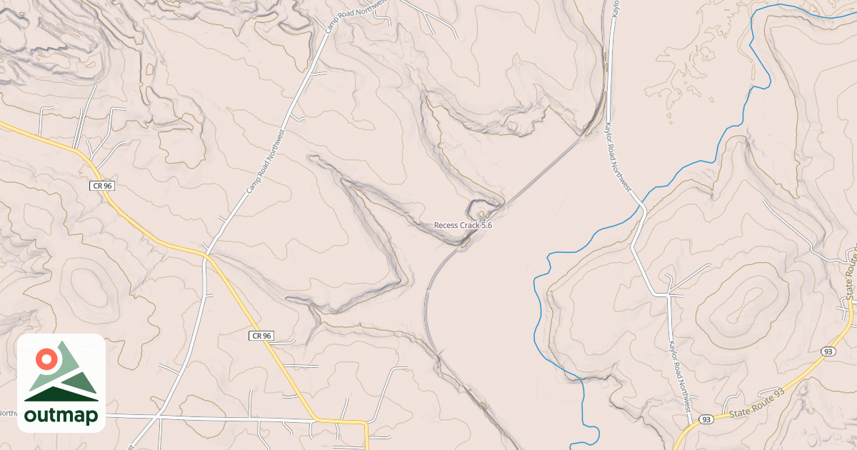 Map of Recess Crack