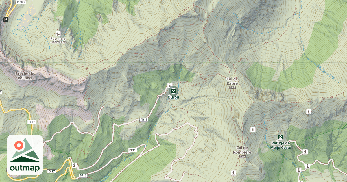 Map of Buron