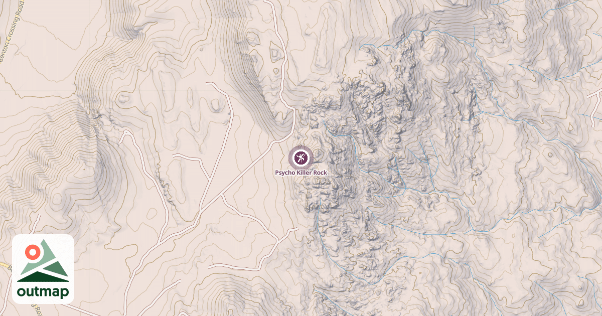 Map of Psycho Killer Rock