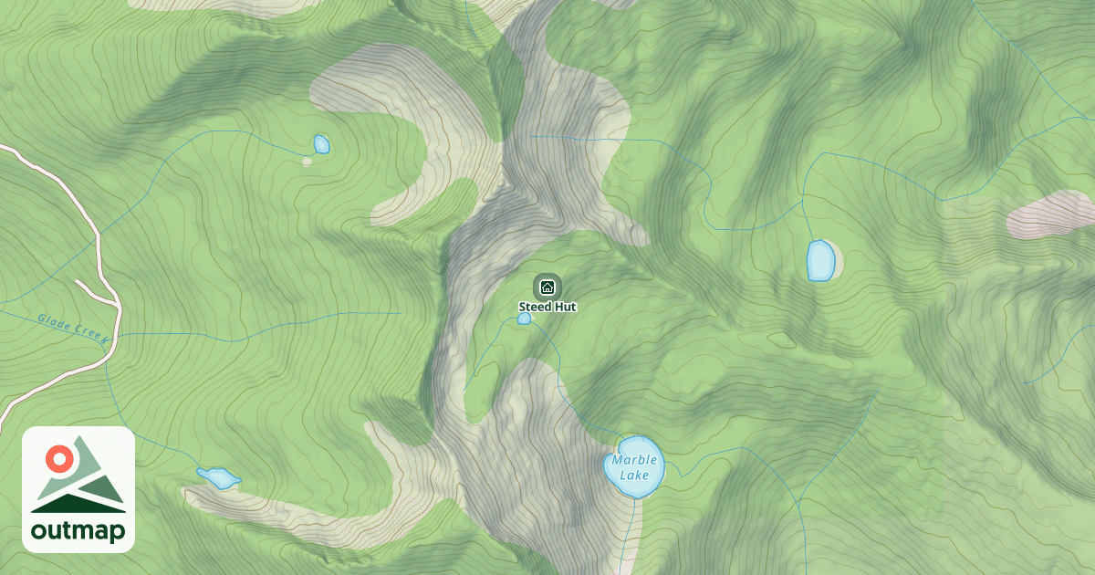 Map of Steed Hut