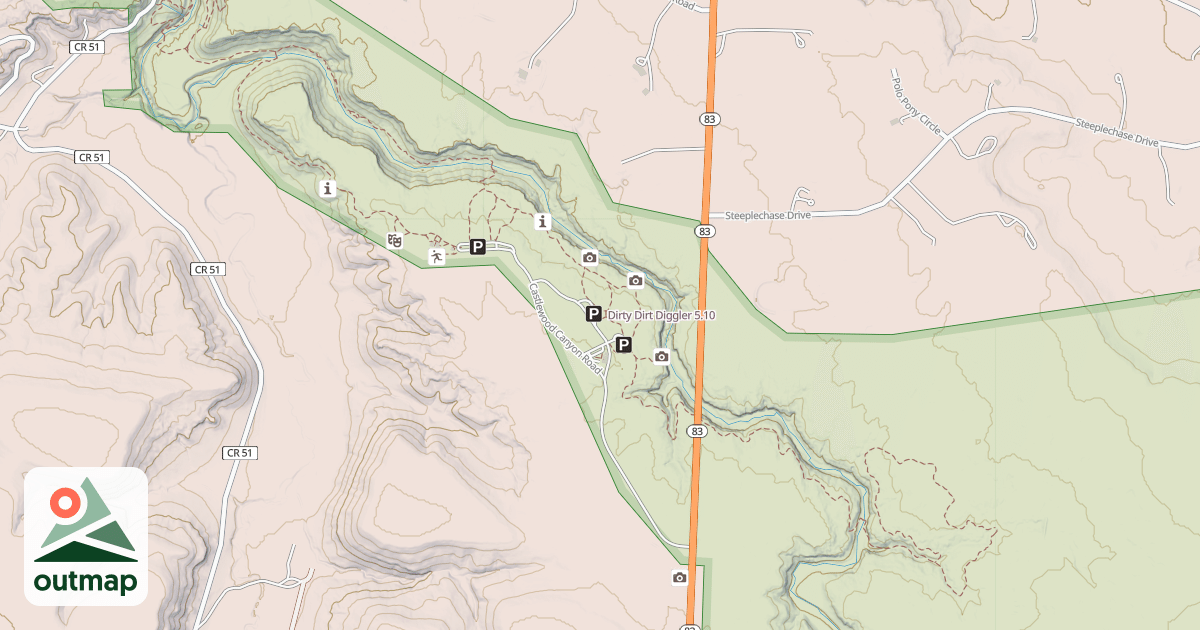 Map of Dirty Dirt Diggler
