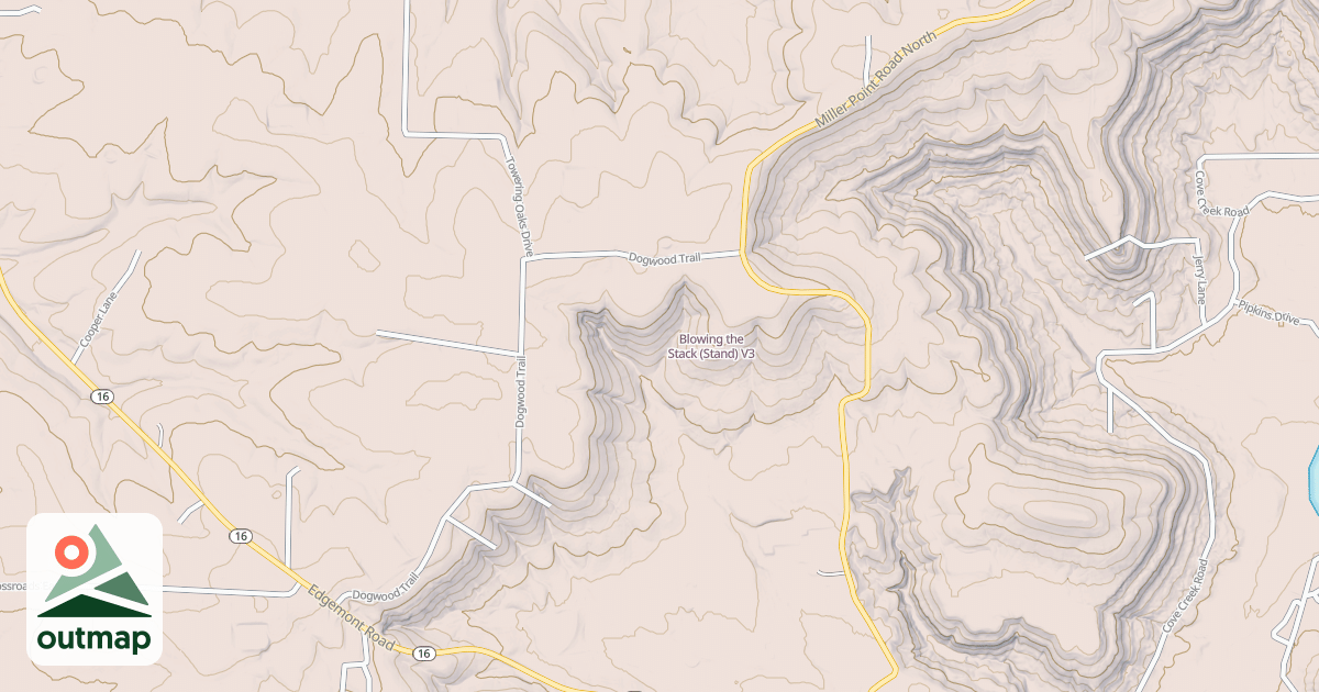 Map of Blowing the Stack (Stand)