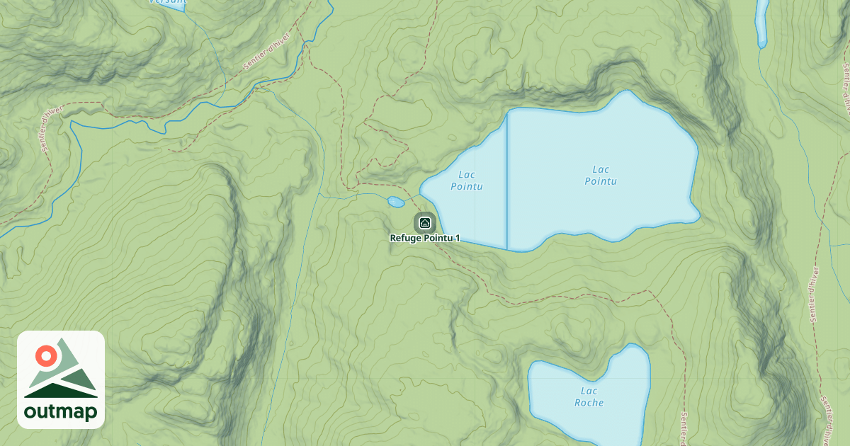 Map of Refuge Pointu 1