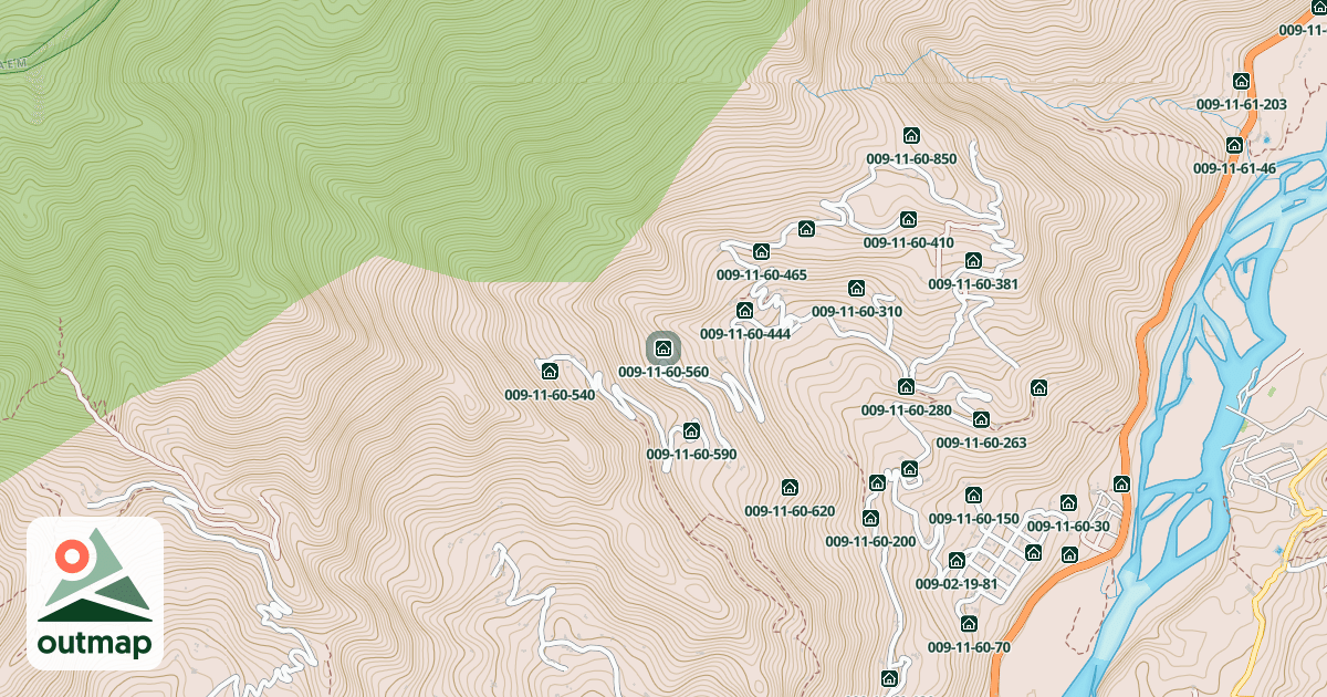 Map of 009-11-60-560