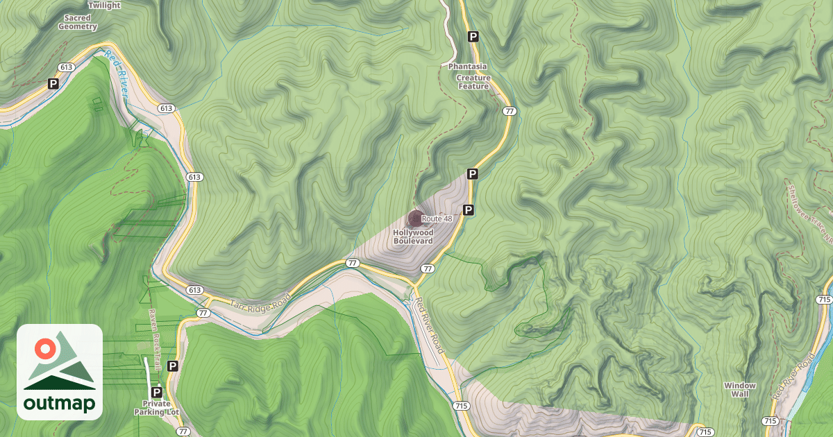 Map of Route 48