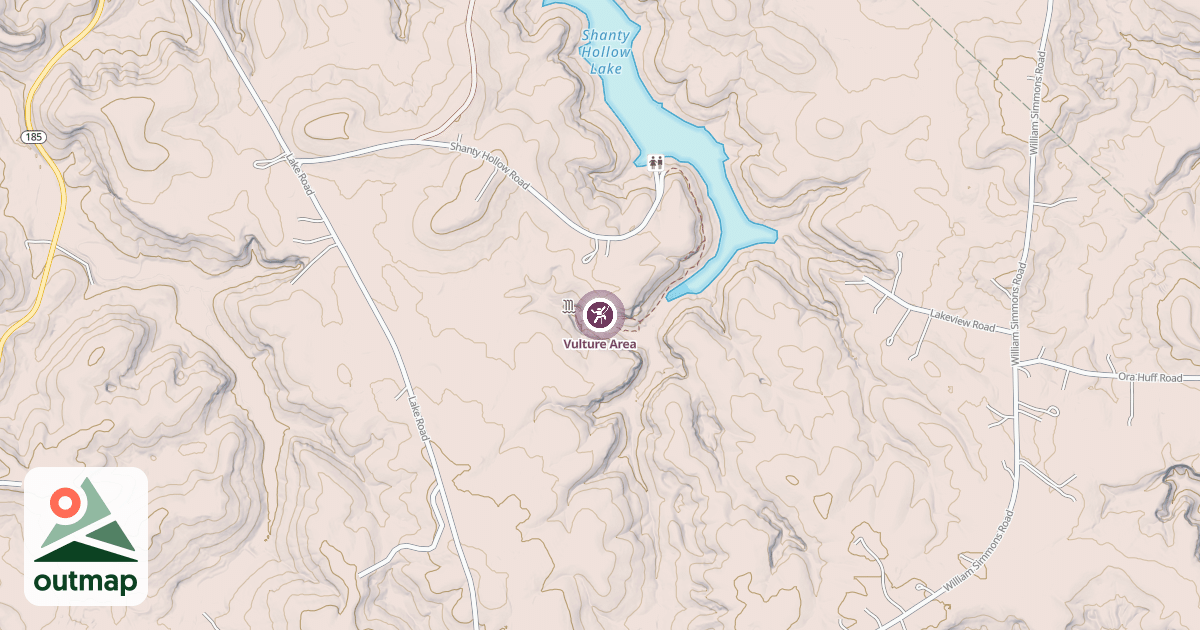Map of Vulture Area