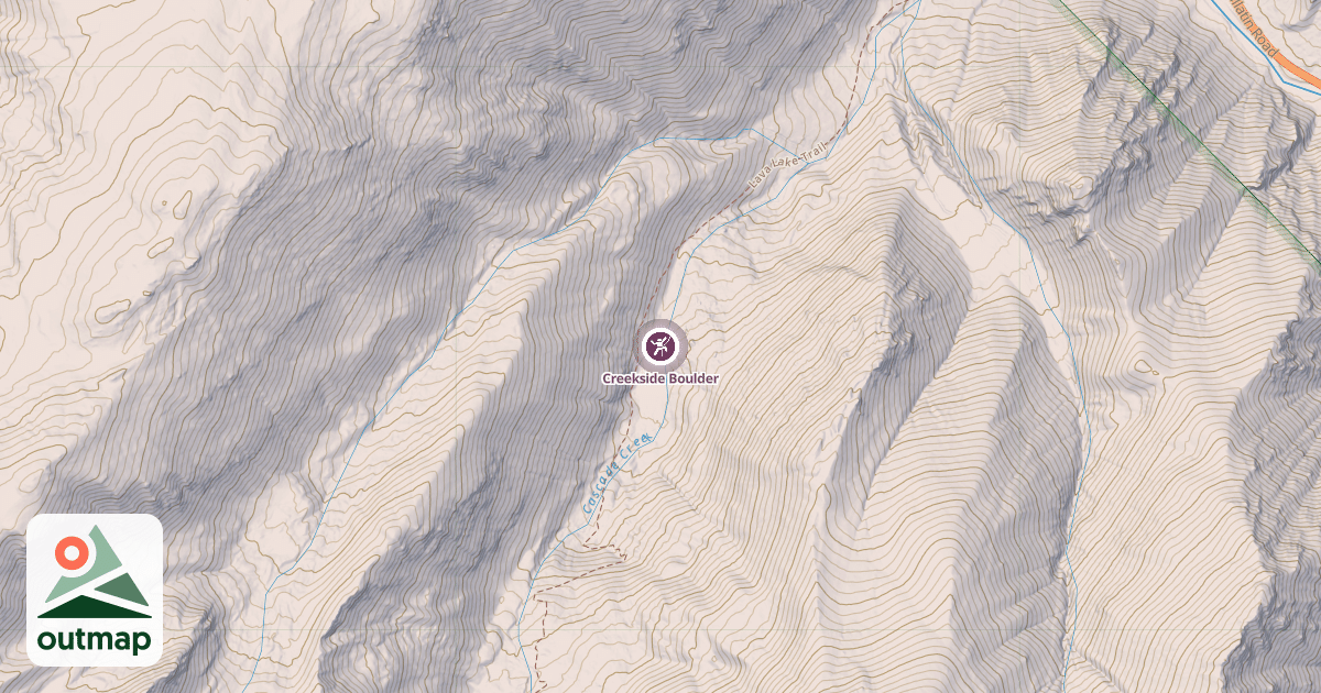 Map of Creekside Boulder