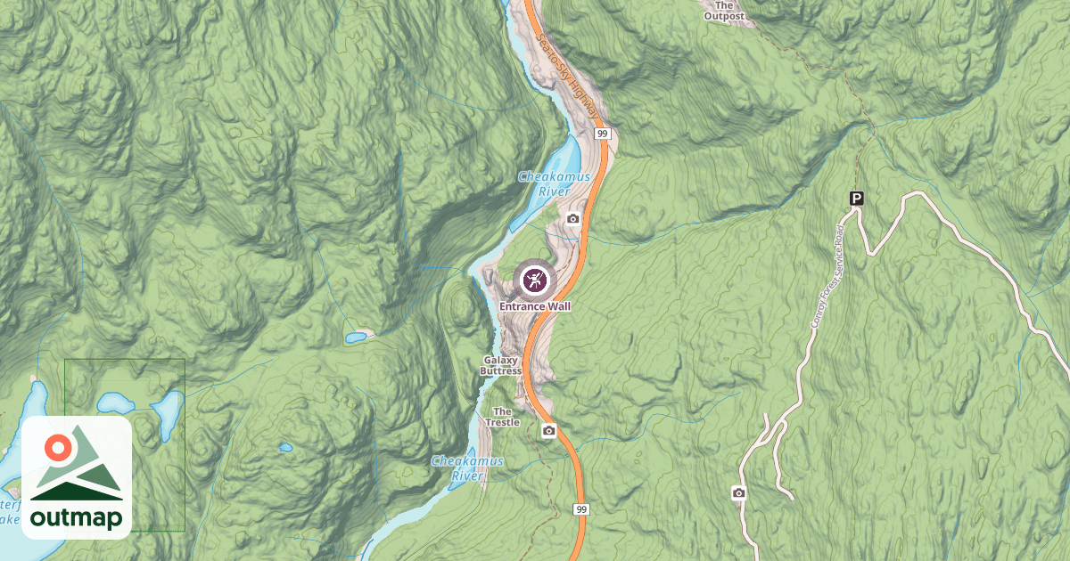 Map of Entrance Wall