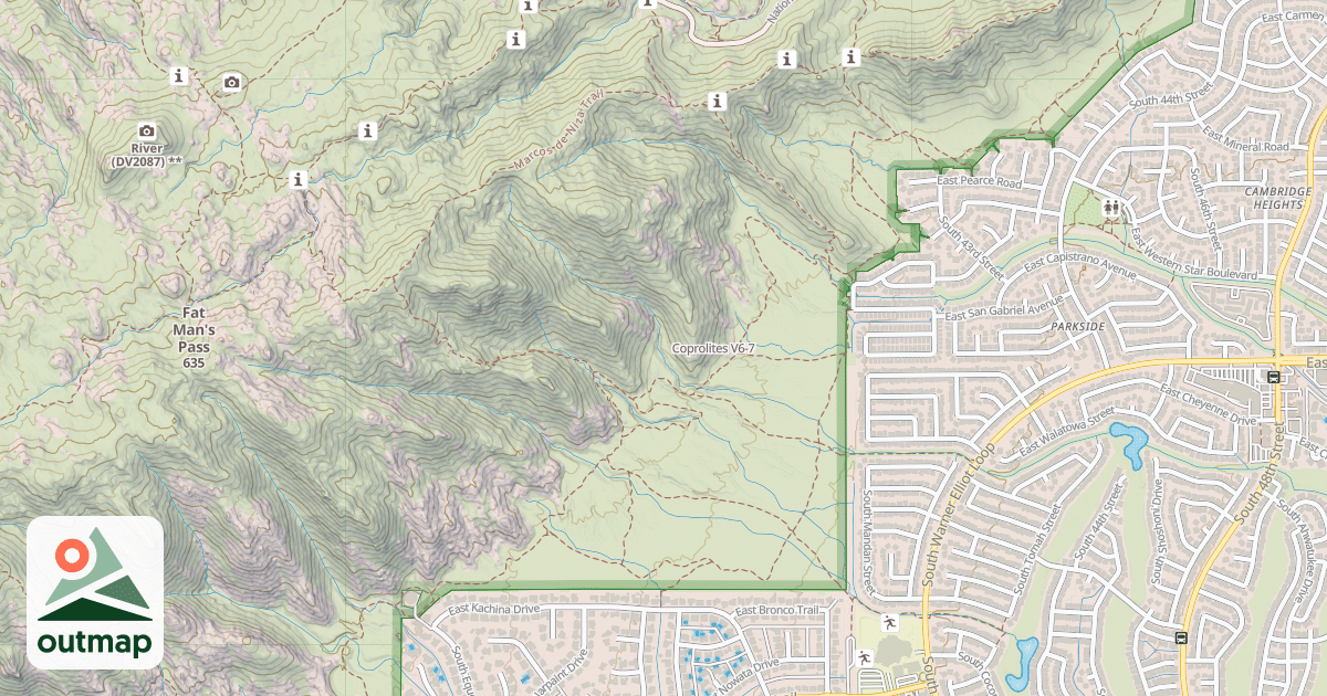 Map of Coprolites