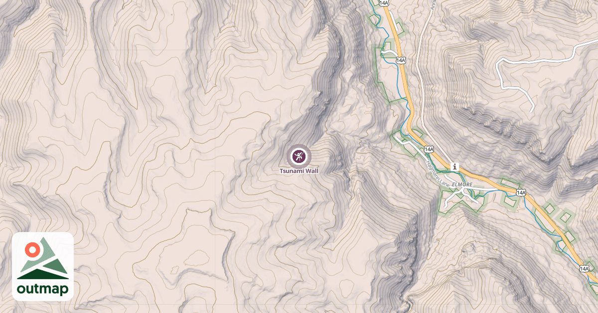 Map of Tsunami Wall