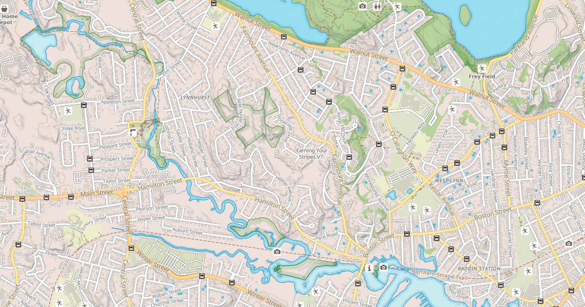 Map preview of Earning Your Stripes