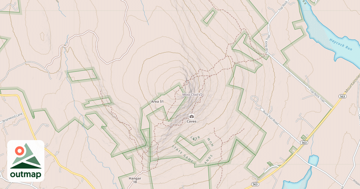 Map of Moss Clod
