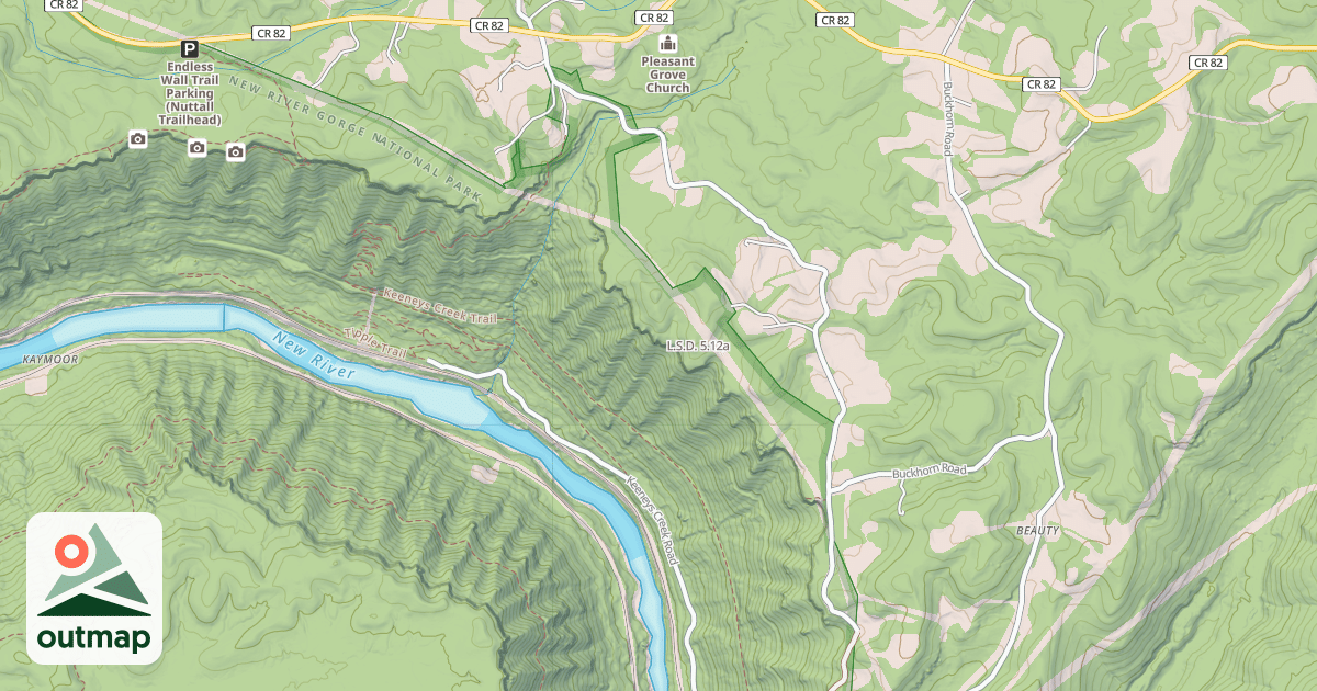 Map of L.S.D.