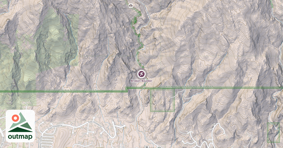 Map of Broken Boulder