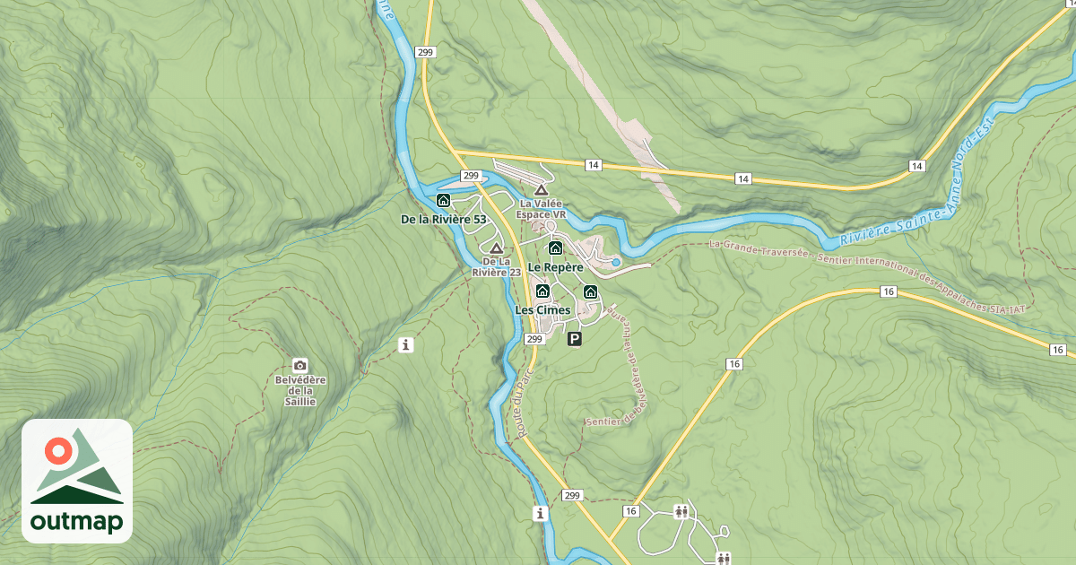 Map of La Paroi