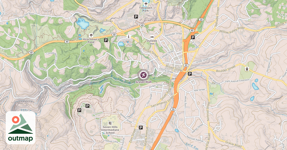 Map of Gravel Wall