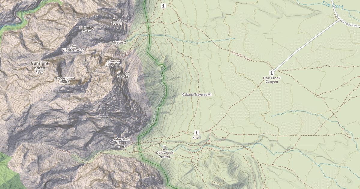 Map preview of Cabana Traverse