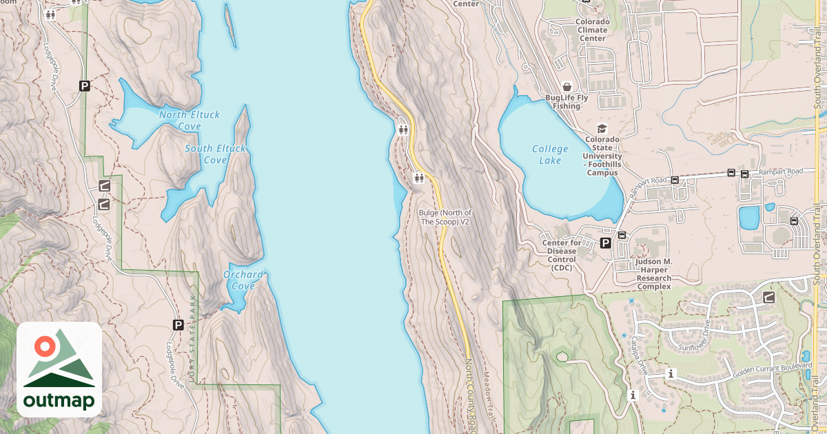 Map of Bulge (North of The Scoop)