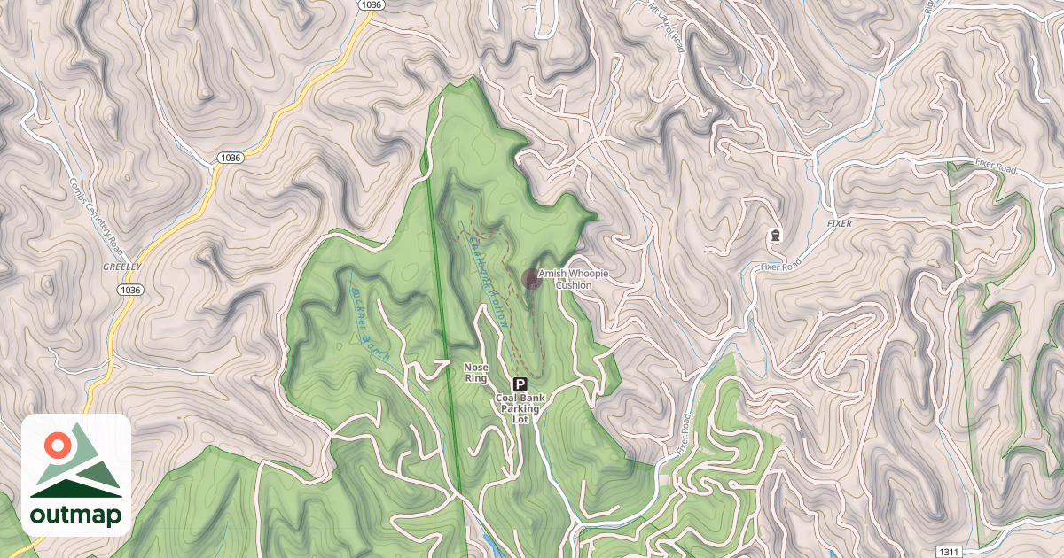 Map of Amish Whoopie Cushion