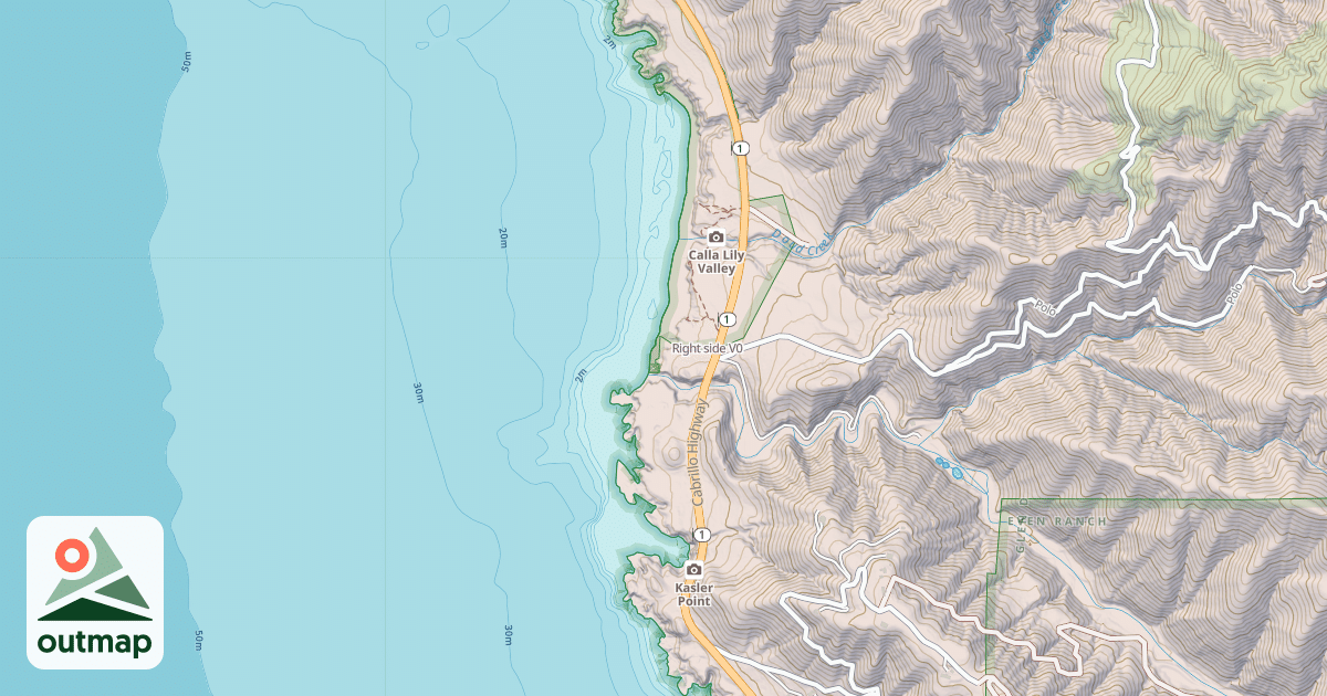 Map of Right side