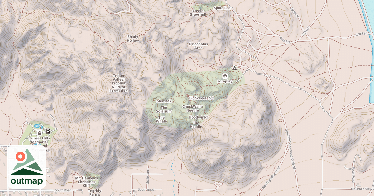 Map of Big Squeeze