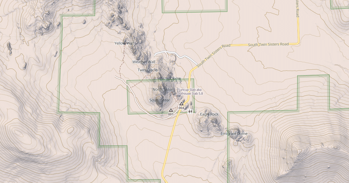 Map preview of Suncup Slab aka Outhouse Slab