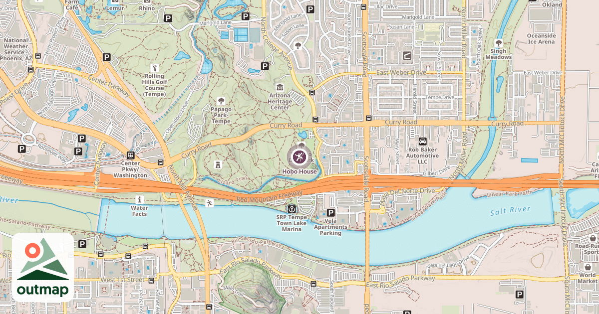 Map of Hobo House