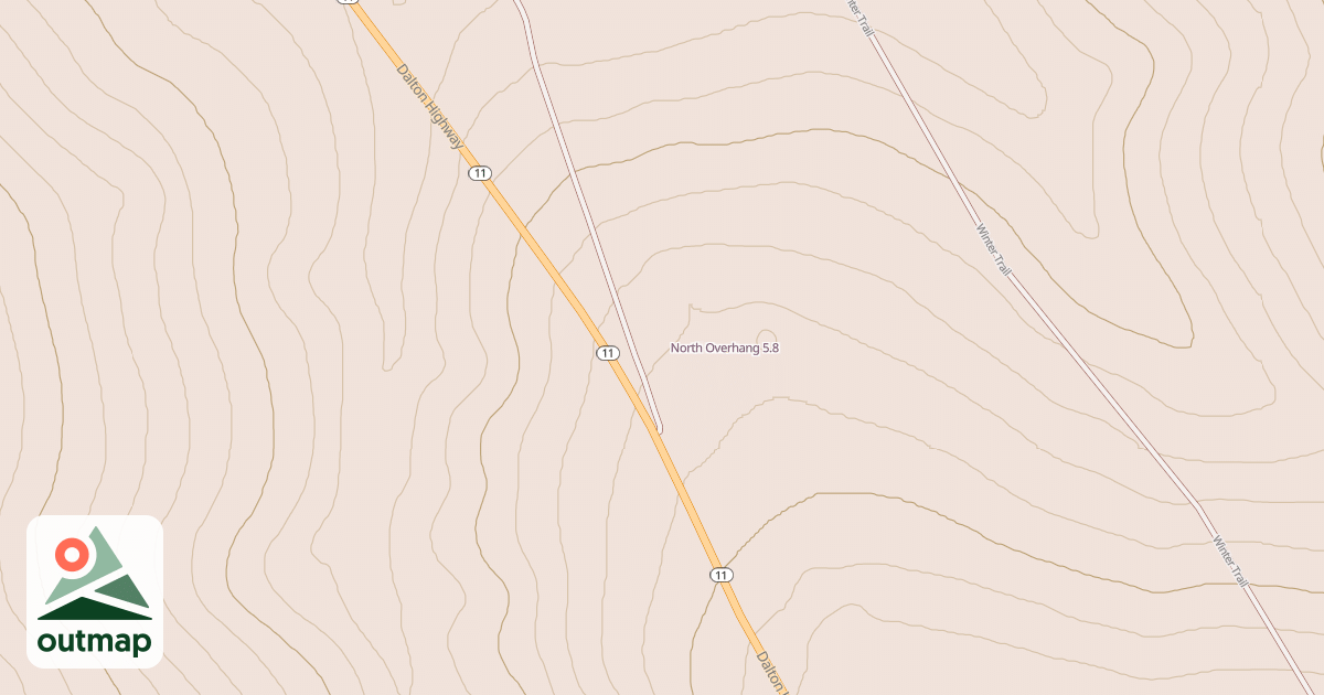 Map of North Overhang