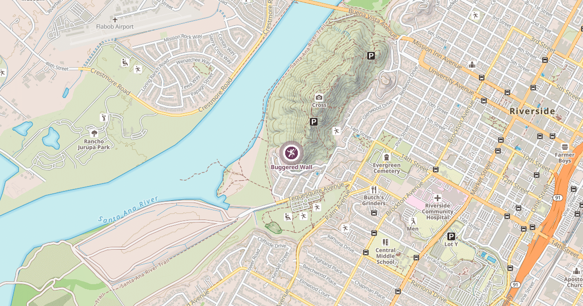Map preview of Buggered Wall
