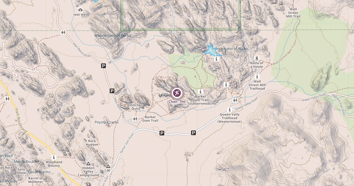 Map preview of Chair, The