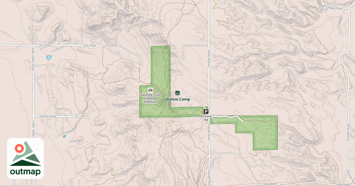 Map of Skyline Camp