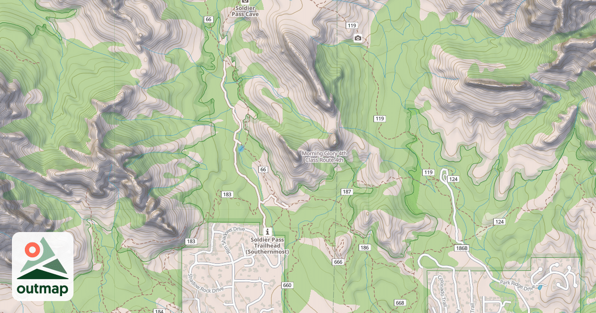 Map of Morning Glory 4th Class Route