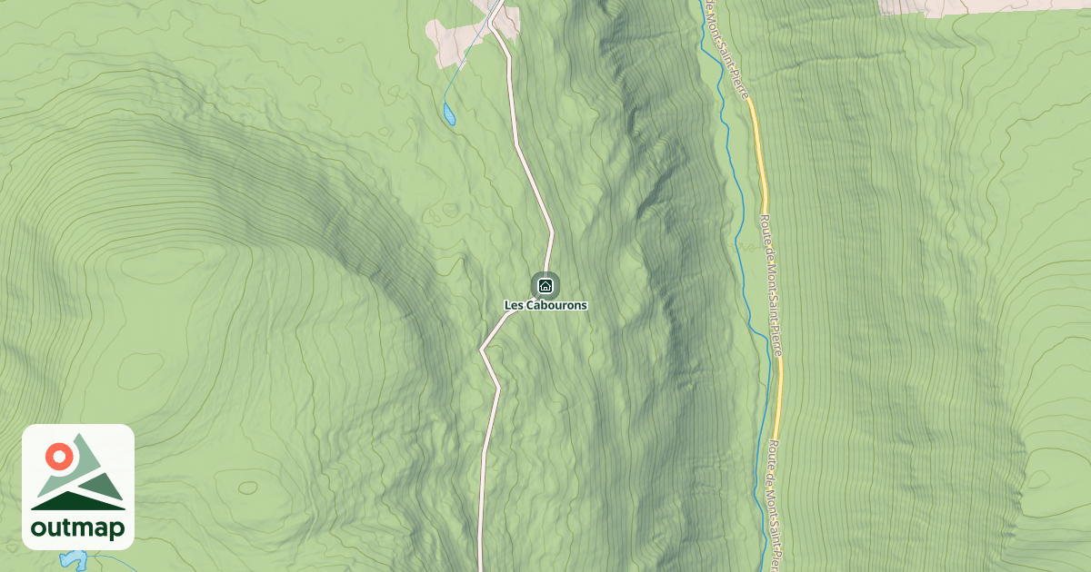 Map of Les Cabourons
