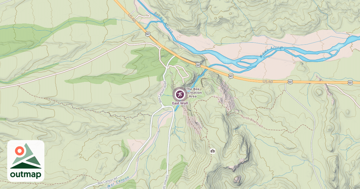 Map of East Wall