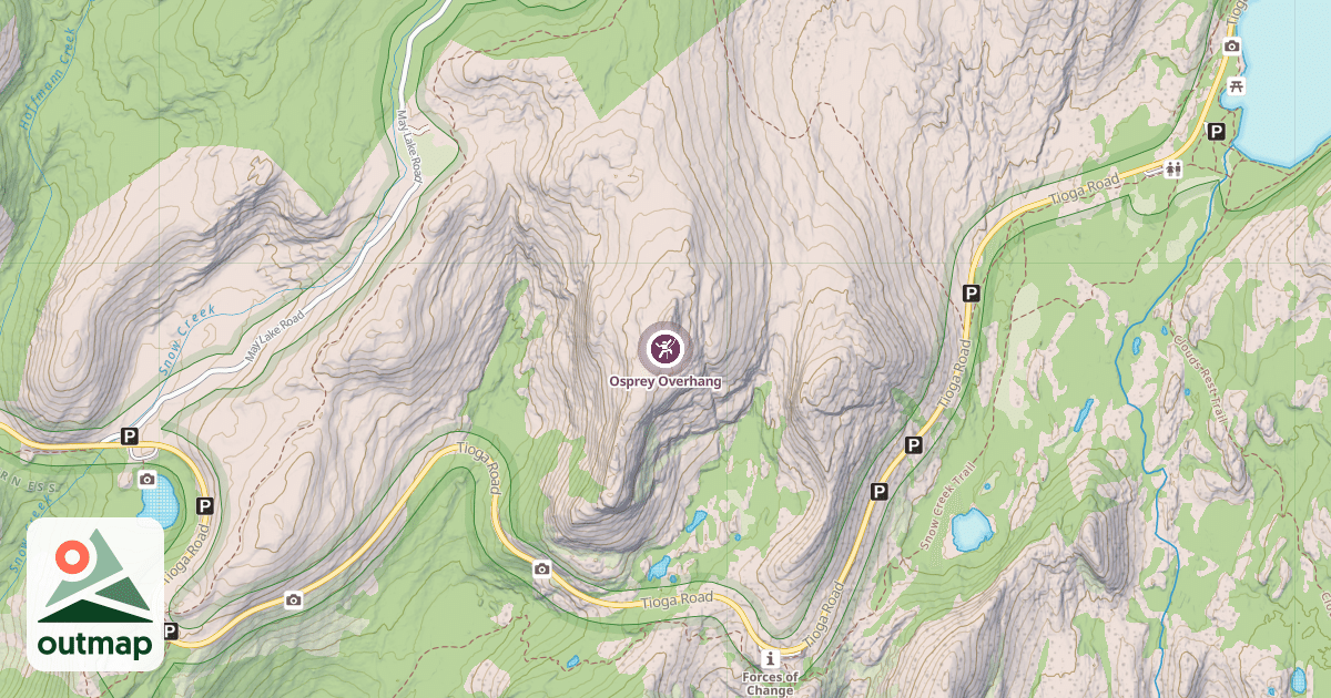 Map of Osprey Overhang