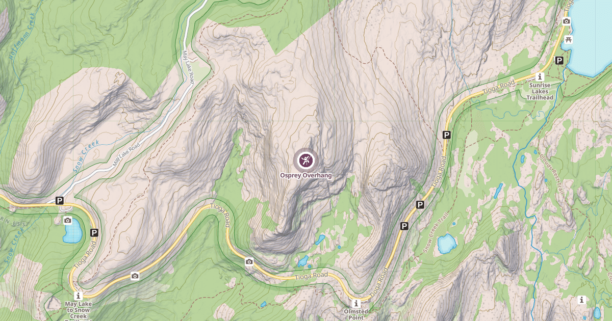 Map preview of Osprey Overhang