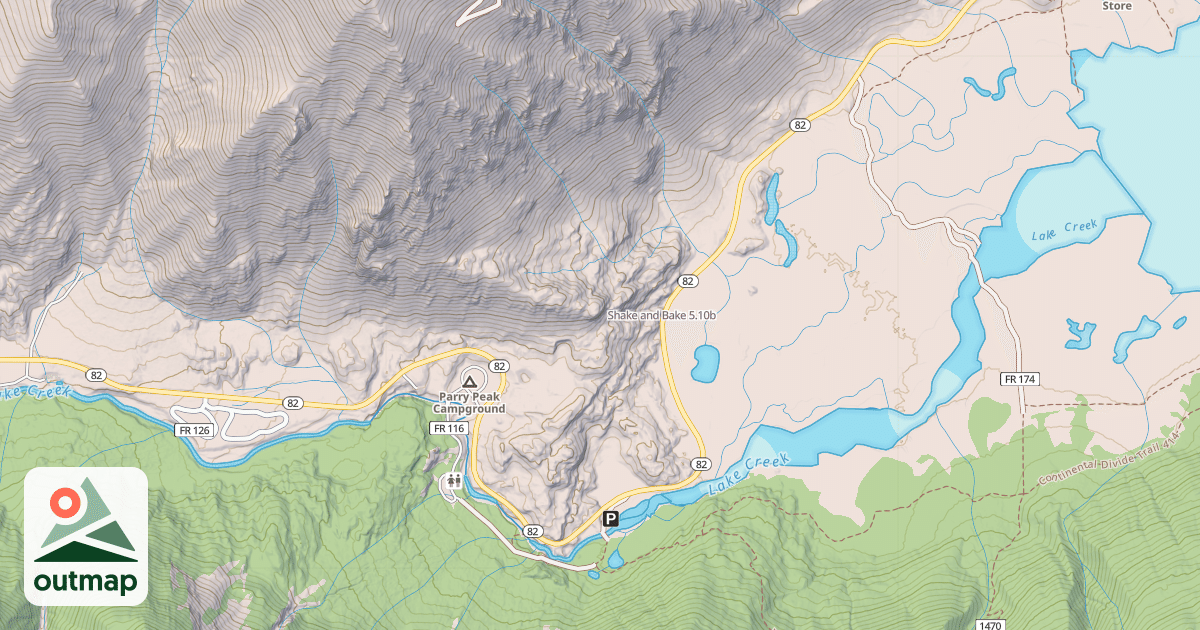 Map of Shake and Bake