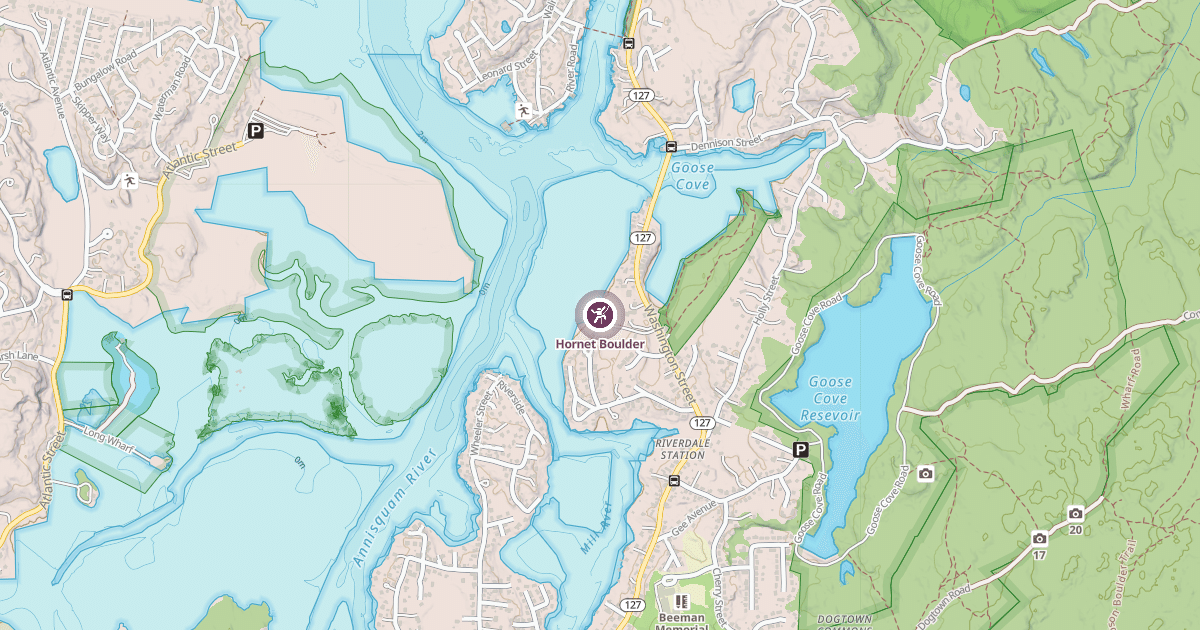 Map preview of Hornet Boulder