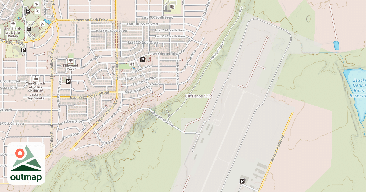 Map of Cliff Hanger