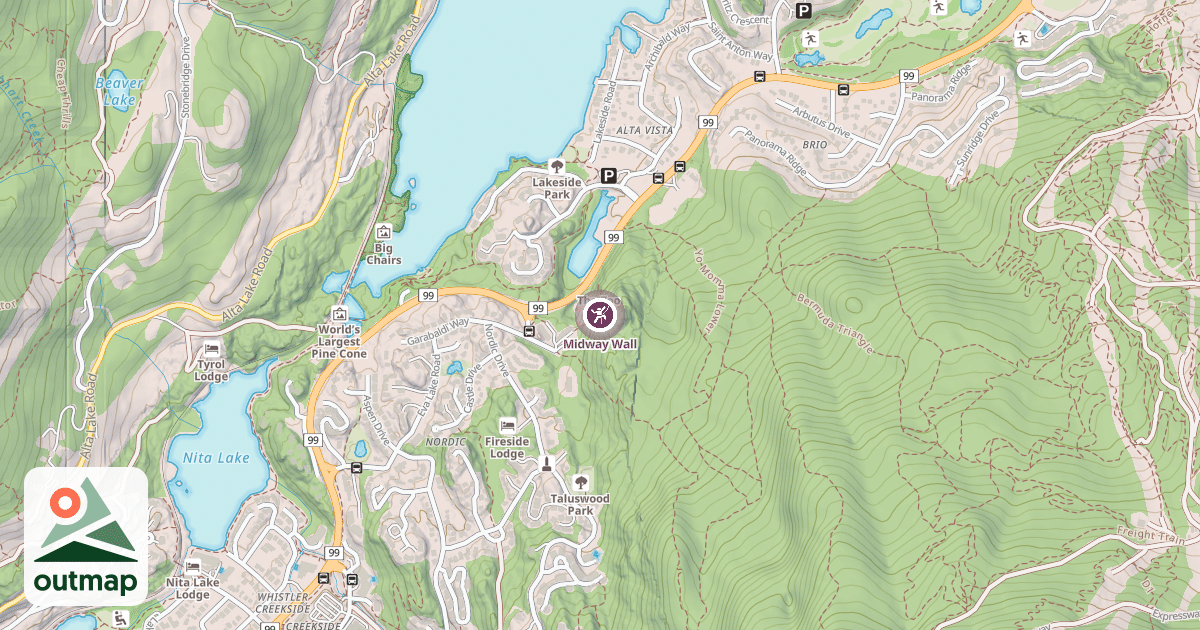 Map of Midway Wall