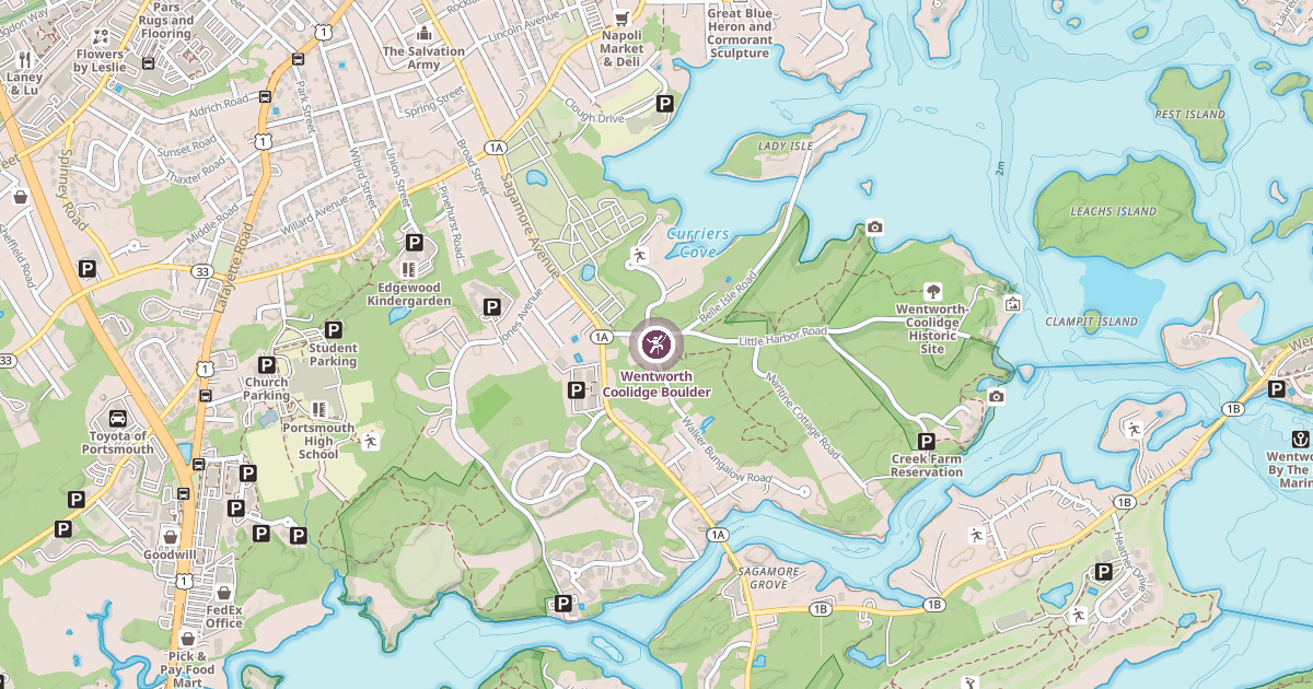 Map preview of Wentworth Coolidge Boulder