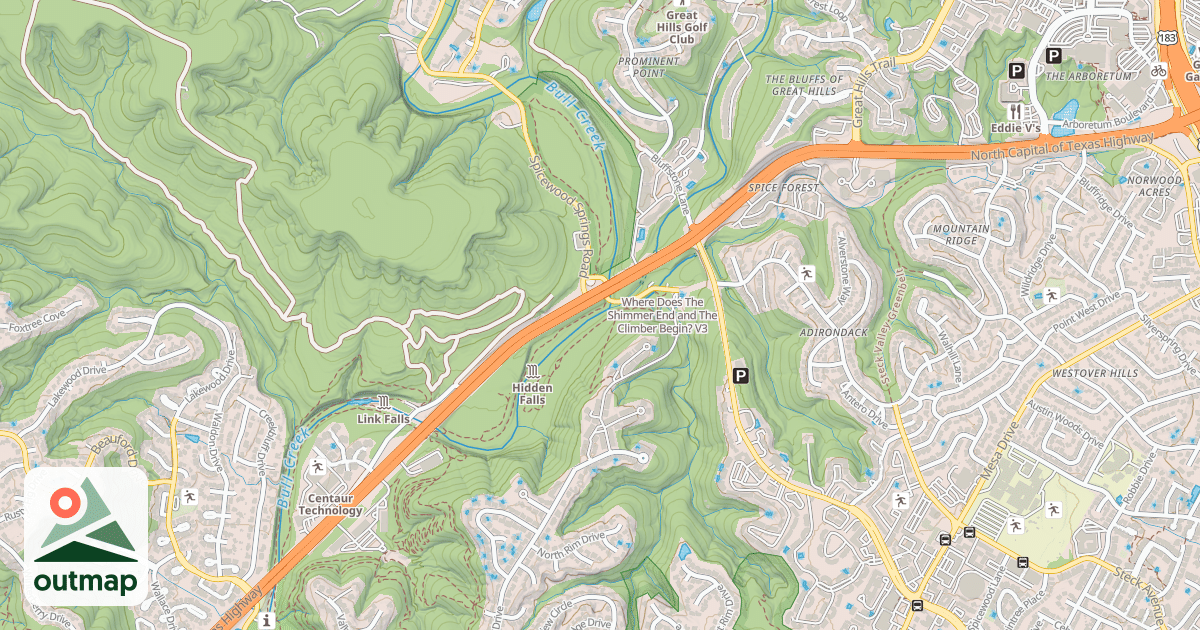 Map of Where Does The Shimmer End and The Climber Begin?