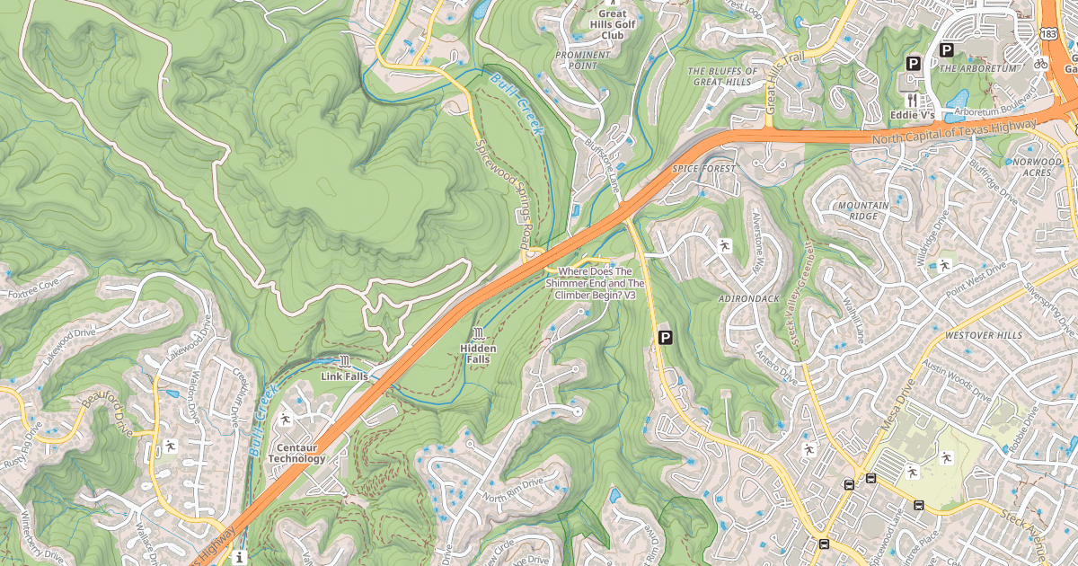 Map preview of Where Does The Shimmer End and The Climber Begin?