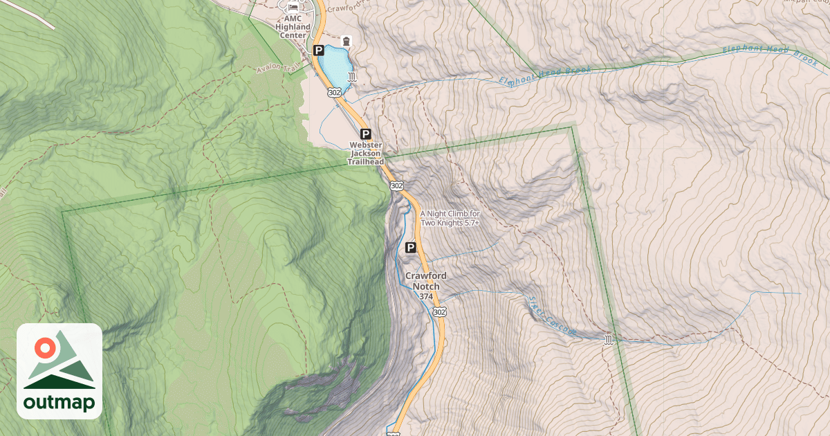 Map of A Night Climb for Two Knights