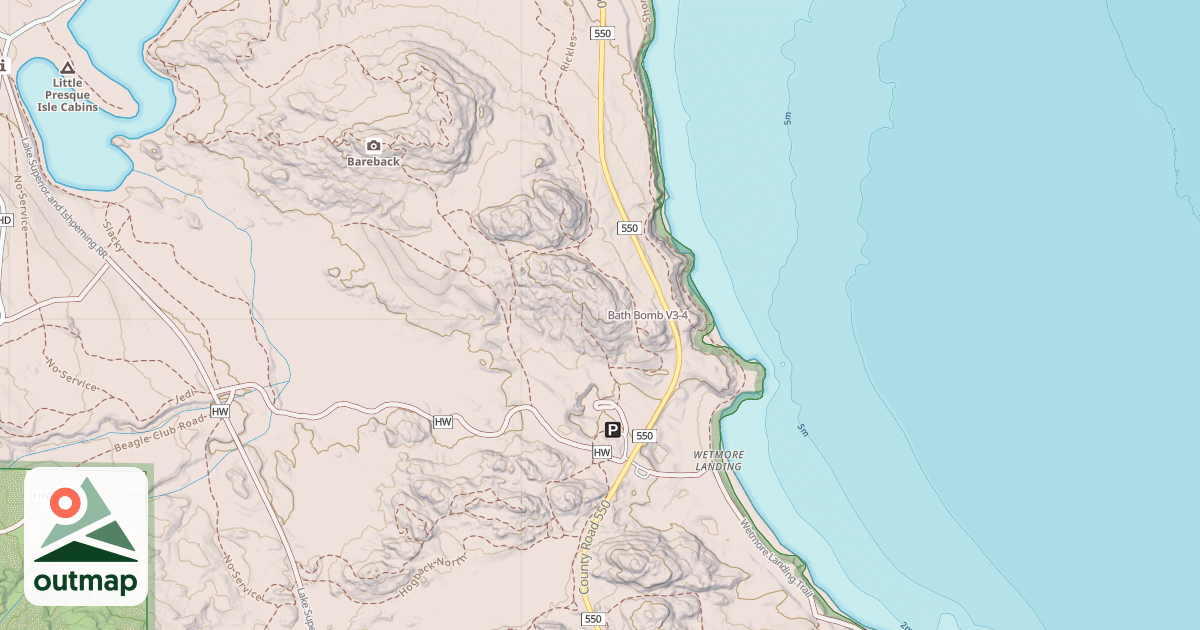 Map of Bath Bomb