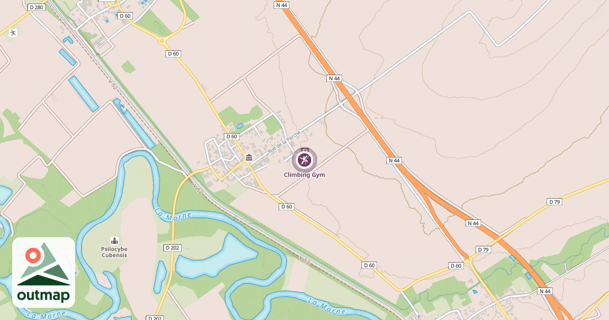 Map of Climbing Gym