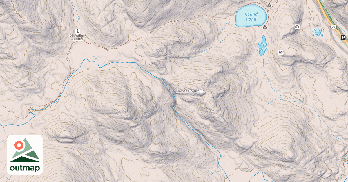 Map of Mama's Boquet