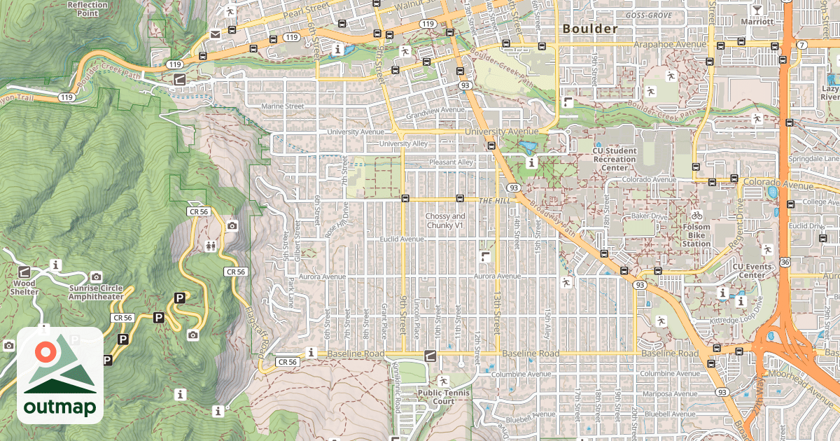 Map of Chossy and Chunky